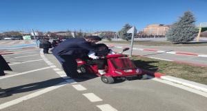 Yeşilyurt belediyesi çocuk trafik eğitim parkına gezi düzenlendi